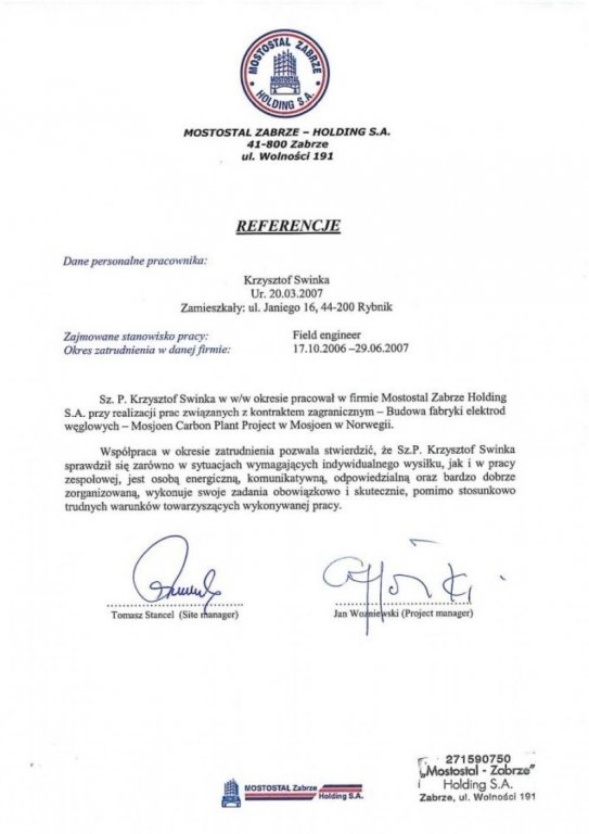 Nasze referencje